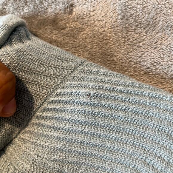 Etcetera Ribbed Knit Midi‎ Sweater Dress Size Large Wool Blend Blue New *Flawed - Picture 9 of 9